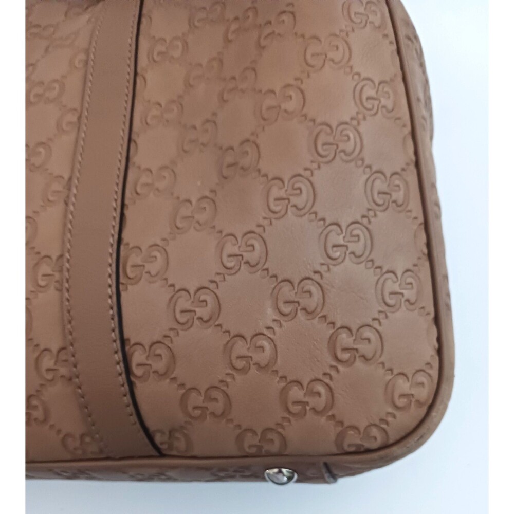 GUCCI GG Twins Guccissima Tan Brown Leather 232956 Tote Bag Made in Italy - Picture 15 of 16